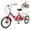 Red, variant on MOPHOTO Folding Adult Tricycle 7-Speed, 20" Three Wheel Cruiser Bike with Basket, Foldable Tricycle for Women, Men, Seniors,Fold up Adult tricycle