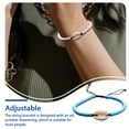 thumbnail image 2 of 1 Ensemble de Bracelets Tressés Faits à la Main Bracelet Confortable Accessoire de Mode Exotique pour Adolescentes pour Robe Quotidienne Bleu, 2 of 8