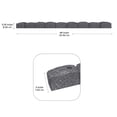 thumbnail image 4 of Tierra Verde 3.25"H x 48"L x 3.24"D Roman Stone Recycled Garden Border Kit, Grey, 2-Pack, 4 of 8