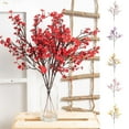 thumbnail image 1 of Cheer.US 5 Pcs Artificial Flowers, Faux Flowers Silk Flower Gypsophila Perfect for Indoor Outdoor Home Kitchen Office Table Centerpieces Wedding Arrangements Christmas Decor, 1 of 7