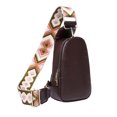 thumbnail image 2 of Waterproof Backpack Women Chest Bag Sling Bag Small Crossbody Leather Satchel Daypack For Lady Shopping Travel Fashion Shoulder Strap, 2 of 9