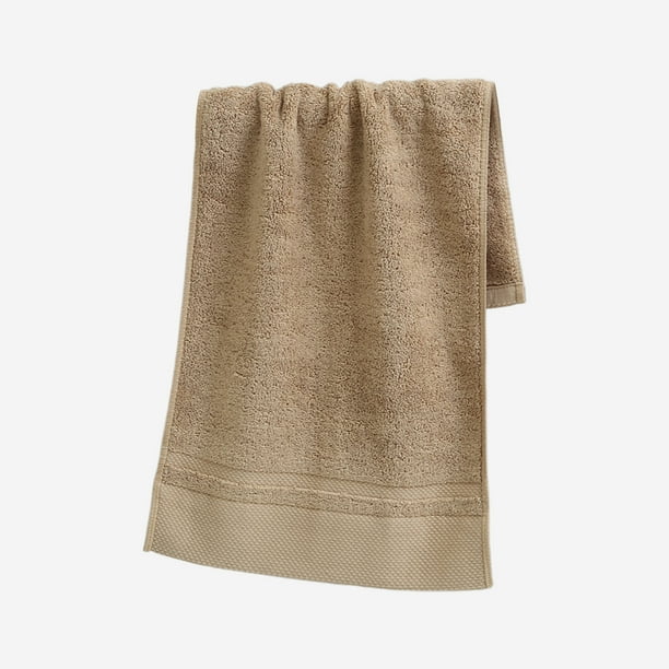 Toalla De Algodón Puro Paquete de 4 toallas faciales de algodón, suaves, cómodas y muy absorbentes, de 75 x 35 cm, multiusos para baño, gimnasio y playa Yulucky
