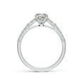 thumbnail image 2 of ANGARA Natural 1 Ct. Diamond Classic Engagement Ring in 14K White Gold for Women (Ring Size: 3.5), 2 of 10