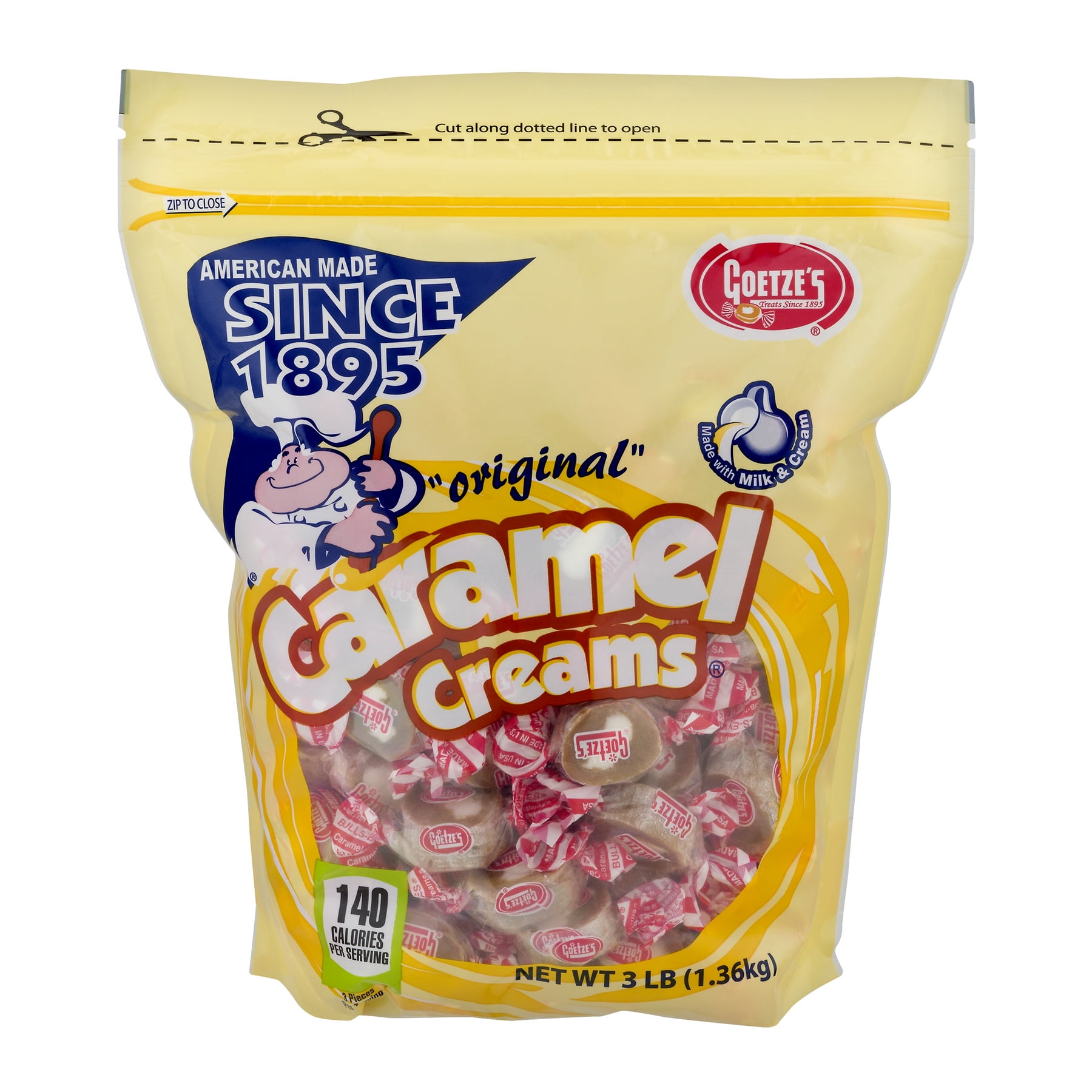 Goetze's Caramel Creams Original, 3.0 LB