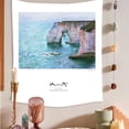 thumbnail image 2 of Tapiz de pared con estampado de paisajes costeros, 150 x 150 cm, microtela, 2 of 2