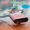 thumbnail image 1 of HLONK Portable Car Heater  12V 150W Fast Heating Car Windscreen Heater Fan Defogger Defroster  2 in 1 Heating/Cooling Car Heater Fan for Fast Heating Defrost Defogger, 1 of 8