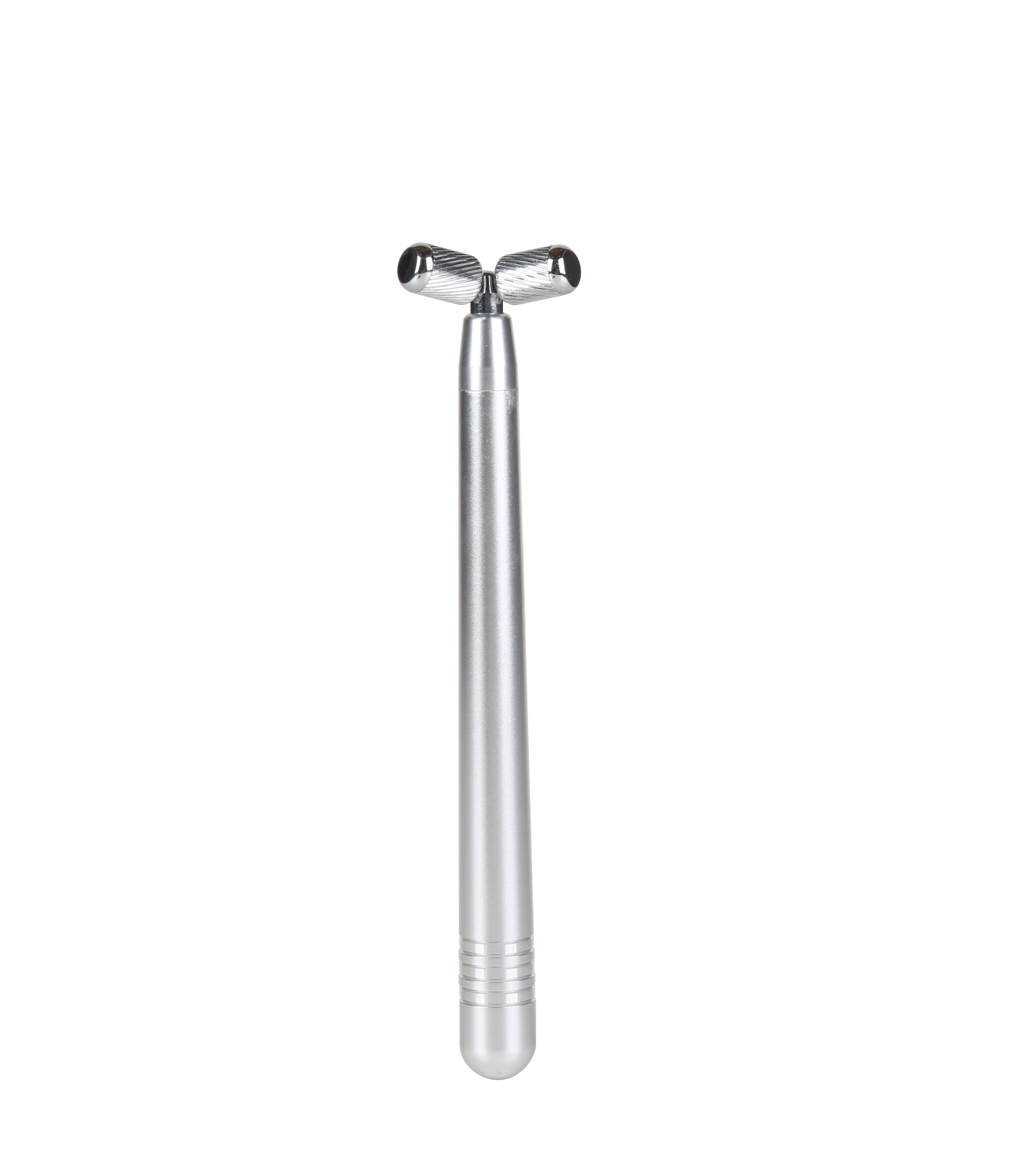 Prospera DL004 Solar Facial Massager V Shape Roller Face Lifting  Skin Care Tool (Silver)