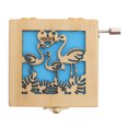 thumbnail image 1 of Shisuyan Funny Music Box Flamingo Appearance Light Yellow 1 Pc, 1 of 8