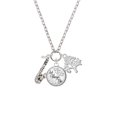thumbnail image 2 of Delight Jewelry Silvertone Saxophone Let Things Go Fall Zoey Charm Necklace, 28", 2 of 4