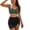 Army Green, variant on Women High Waisted Bikini Sets U-Wire Tummy Control Swimsuits Modest Bathing Suit Mesh Swim Skirt Split Swimsuit Set with Chest Cushion Navy