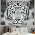 thumbnail image 2 of GOSMITH Tapestry Siberian Tiger Snow Blue Eye Tapestries Not Easy to Deform for Room Dorm Decor Painting, 2 of 6