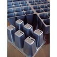 thumbnail image 2 of Seedling Starter Trays, 720 Cells: (120 Trays; 6-cells Per Tray), Plus 5 Plant Labels (Full Size), 2 of 2