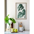 thumbnail image 5 of Marmont Hill Split Leaves in White Framed Wall Art, 5 of 6