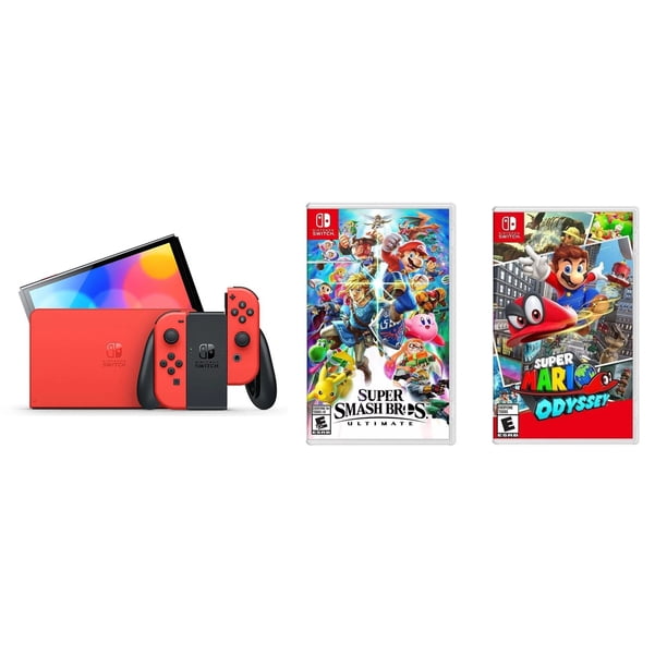 Consola Nintendo Switch OLED 64Gb Mario Red Edition Nintendo +