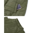 thumbnail image 4 of Chaleco Acolchado Extragrande de Invierno para Mujer, Ligero, con Cuello Alto, Sin Mangas, Acolchado y Bolsillos. Verde L, 4 of 10