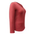 thumbnail image 3 of Playera George Talla 38 Cuello V Manga Larga Corte Plus Rosa Fuerte, 3 of 4