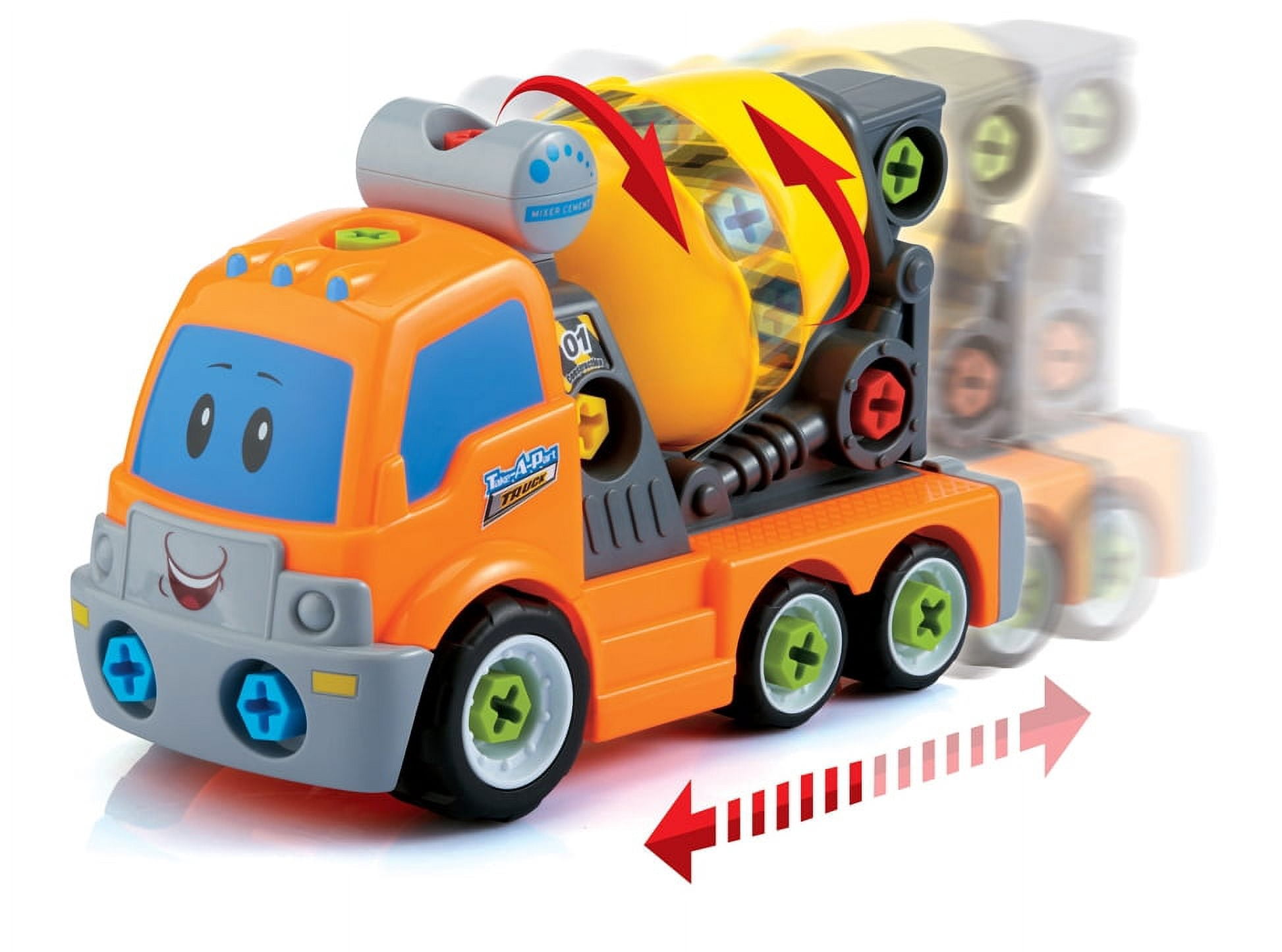 PlayWorld Toolbench Time! Take Apart Build Your Own Cement Mixer Truck