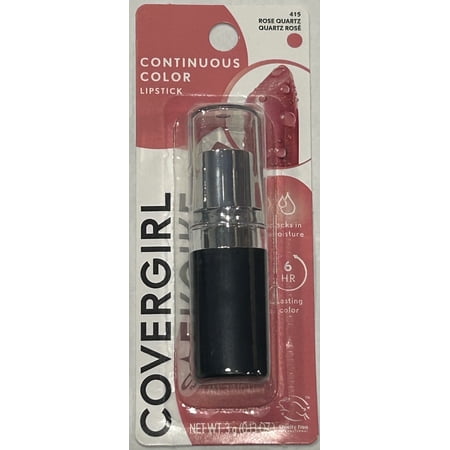 CoverGirl Continuous Color Lipstick 415-Rose Quartz 0.13 oz (Pack of 13)