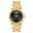 Golden Black Surface, variant on Men's Business Datejust Quartz Watch, Waterproof Steel Band, Large Dial Quartz Wristwatch, Fashionable Trendy Watch