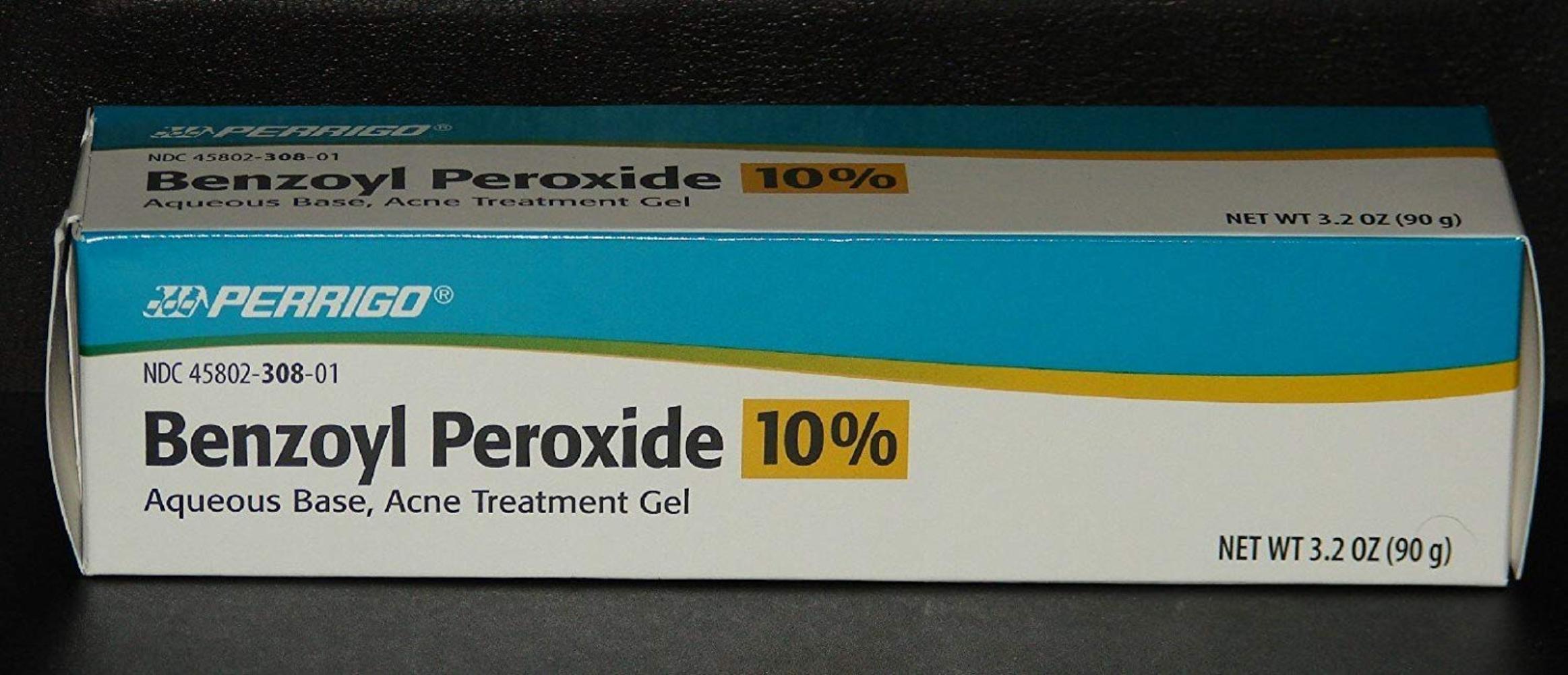 10 Benzoyl Peroxide Acne Treatment Gel 90gm Tube 10 Benzoyl Peroxide 