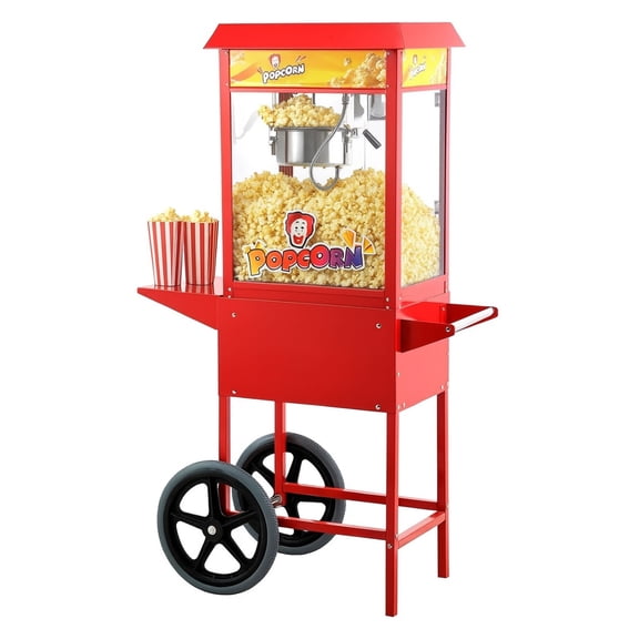 Maquina de Palomitas de Maiz GUTSTARK 8 Oz Carrito Comercial