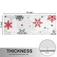 thumbnail image 5 of Kitchen Rugs Sets Of 2,Multicolor Christmas Snowflake Pattern Anti Fatigue Kitchen Mat Rugs Non Slip Washable,Decorative Kitchen Floor Mats for Kitchen,Sink,Laundry,17"X47", 5 of 5