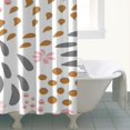 thumbnail image 4 of Boho Theme Polyester Shower Curtain for Bathroom with Hooks and Weighted Hem, Waterproof Bath Decor Sets Hotel Style - Machine Washable,72x72in, 4 of 5