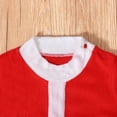 thumbnail image 7 of Odeerbi Baby Boys Girls Outfits Christmas Santa Claus Jumpsuit with Christmas Hat Set Infant Kids Fall Winter Cute Long Sleeve Santa Claus Hat Romper Bodysuit Infant Clothes Red, 7 of 7