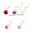 thumbnail image 3 of 10 Uds Flores artificiales de clavel Bewildely Rosa oscuro, 3 of 6