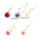 thumbnail image 4 of Ramo de flores artificiales Naiovety 10 Uds. Rosa oscuro con hojas verdes, 4 of 6