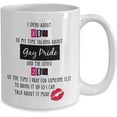 thumbnail image 2 of Gay Pride Coffee Mug, Gay Pride Gifts, Gifts For Gay Pride, Gay Pride Gifts For Gay Pride Lovers, Gay Pride Mug, Birthday Christmas Basket gag Gift Idea, 2 of 3