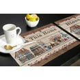 thumbnail image 5 of Placemats Set of 4 Washable,Rustic Country Star Placemat for Dining Table Decorations, Heat-Proof Table Mats for Kitchen Dinner Banquet Wooden Plank, 5 of 6
