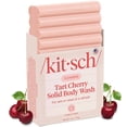thumbnail image 1 of Kitsch Cleansing Tart Cherry Soap Bar with Refreshing Scent - Eco-Friendly Body Wash Women Love - Cherry Solid Bar Soap for Daily Use - Silicone, Sulfate and Paraben Free, Made in USA - 4oz, 1 of 4