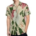 thumbnail image 4 of High Quality Hawaiian Shirts for Men Short Sleeve Aloha Beach Shirt Floral Summer Casual Button Down Shirts Blouses MAEDQD, 4 of 7