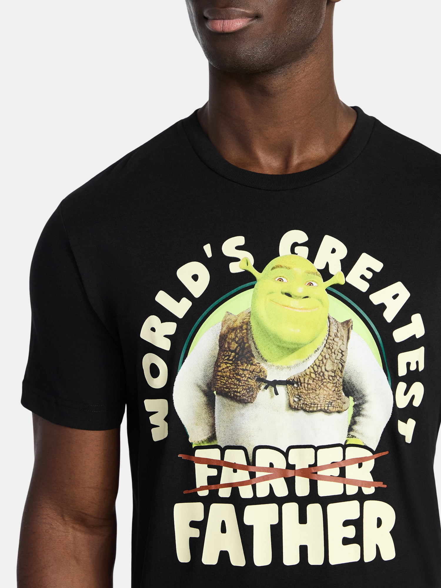 Shrek Men's and Big Men's Father's Day Graphic Tee, Sizes XS-5XL