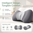 thumbnail image 2 of Memory Foam Lumbar Support Pillow, Ergonomic Lower Back Cushion for Back, 2 of 6