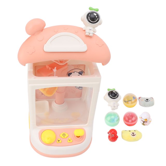 Mini Doll Grabber Machine, Light Music Improve Coordination Electric Doll Grabber Toy For Kids