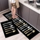 thumbnail image 2 of Alfombra de cocina antideslizante moderna para el hogar, alfombra suave de dibujos animados simple a la moda, alfombra de baño de tira larga, felpudo de entrada lavable y duradero, 2 of 5