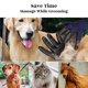 thumbnail image 4 of 1 par de guantes de aseo para gatos, removedor de pelo de mascotas de goma suave, cepillo de masaje de baño para perros, caballos y gatos, peine limpio para animales, 11 Feliz Sencillez, 4 of 4