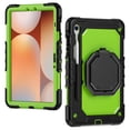 thumbnail image 2 of for Samsung Galaxy Tab S10 Lite/S10 FE/S9 FE/S9 Case 11 inch, 360 Rotating Shockproof Cover with Stand, Handle, Shoulder Strap (SM-X520/X510/X710), Lime Panel, 2 of 7