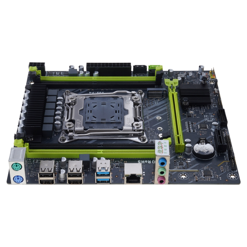 Tizuqe X99-P4 Computer Motherboards LGA2011 4xDDR4 2xUSB3.0 6xUSB2.0 PCIE M.2 Gaming Motherboards LGA2011-3 E5 DDR4 Memory Slot