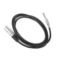 thumbnail image 3 of 1pc Stage Signal Audio Audio Cable Cable Electric Guitar Cable Extension Cord Wire (Black), 3 of 9