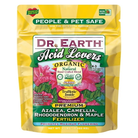 Dr. Earth Organic & Natural MINI's Acid Lovers Azalea, Camellia, Rhododendron & Maple Fertilizer, 1 (Best Organic Fertilizer For Rhododendrons)