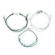 thumbnail image 1 of Guardurnaity 3 Pieces Waxed Mountain Bracelet Simple Rustproof Alloy Accessories DIY Exquisite Bangle Jewelry Craft Climbers Chains Type1 NO1, 1 of 6