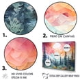 thumbnail image 3 of Designart "Northern Lights In Watercolor II" Northern Lights Floater Framed Wall Art Prints, 3 of 5