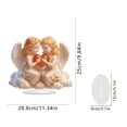 thumbnail image 3 of Décorations de la Saint-Valentin pour Fête Saint-Valentin avec Bébé Ange Scène de Saint-Valentin en Acrylique avec Base Maison et Décoration, 3 of 6