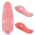 thumbnail image 2 of Climxr Tongue Shaped Vibrating Bullet Soft Touch, Pink, 10 Vibration Settings, Waterproof, 2 of 3