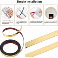 thumbnail image 6 of 5m*15mm Gold Molding Trim Peel and Stick Flexible Mirror Border Self-Adhesive Decorative Strip for Wall Ceiling Floor Panel Cabinet Tile Edge Corner Wardrobe Frame Moulding for diy, 6 of 7