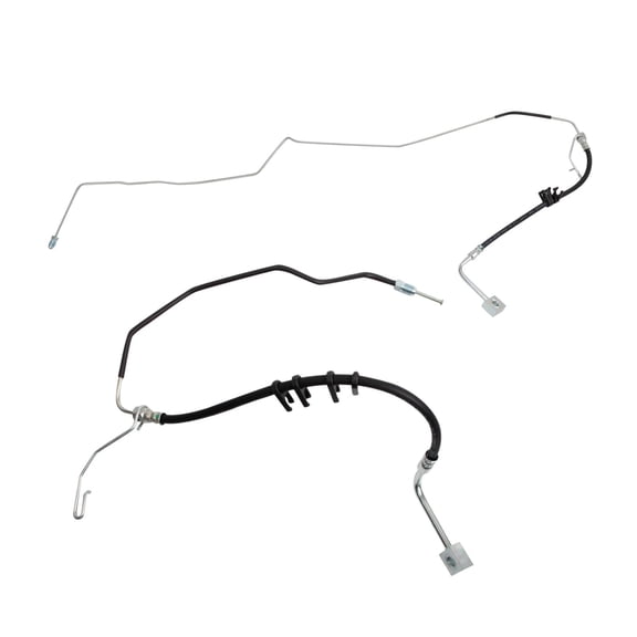 TRQ Rear Brake Hose Set Fits 2019 Ram 1500