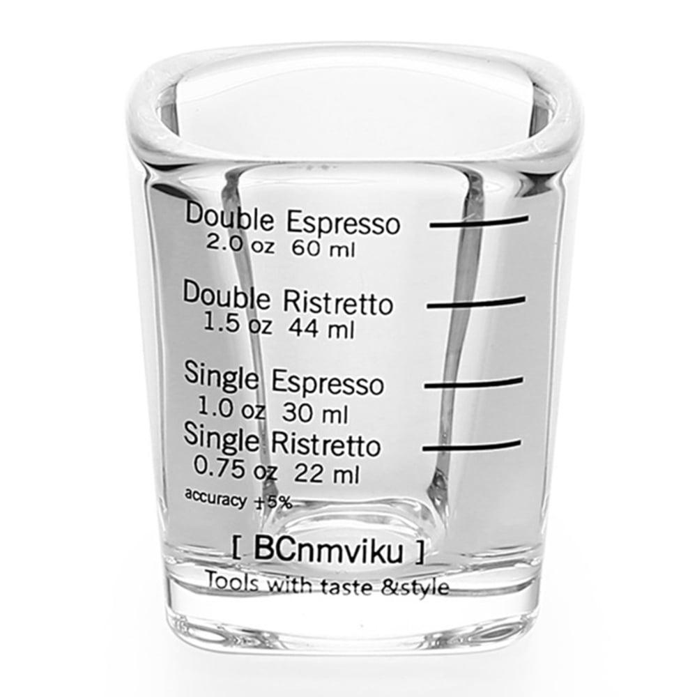 60ML Glass Measuring Cup With Scales Shot Heavy Ounce Cups Baking